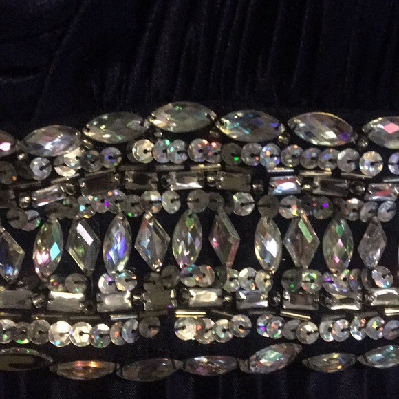 Navy Blue Gown - Picture 3 of 4